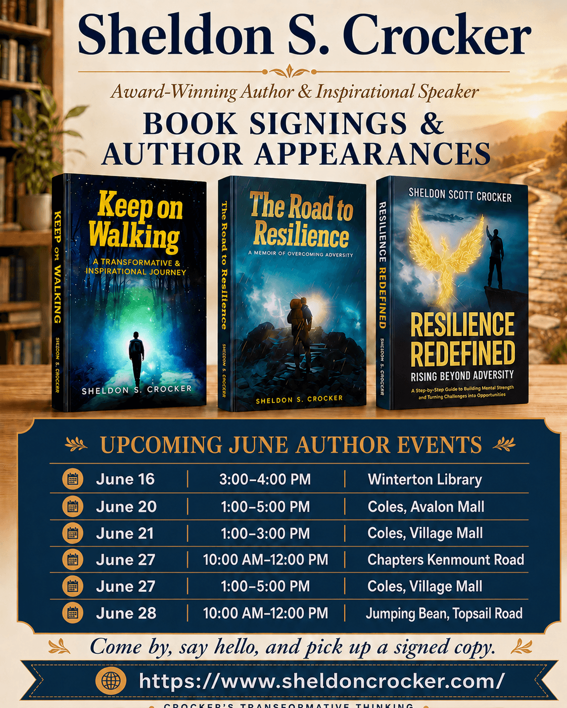 Upcoming June Author Events