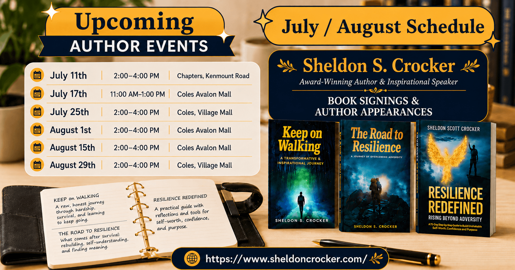 Upcoming June Author Events